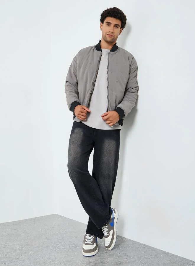 ستايلي جاكيت بومبر مبطن بقصة مريحة